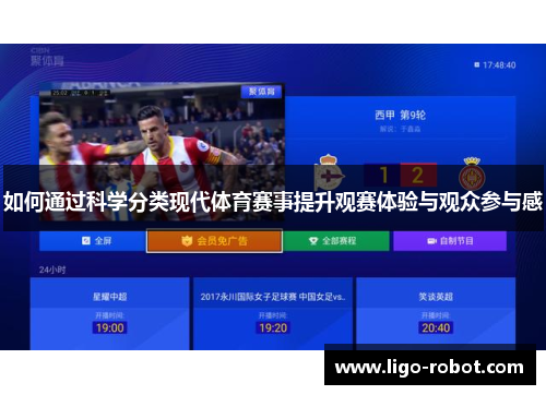 如何通过科学分类现代体育赛事提升观赛体验与观众参与感